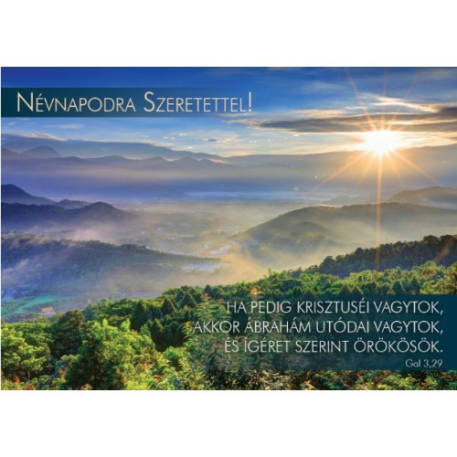 Képeslap - Névnapodra szeretettel!