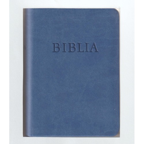 Biblia - mini, puhatáblás - kék (RUF 2014)