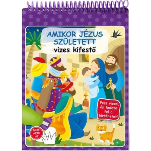 Amikor Jézus született – vizes kifestő