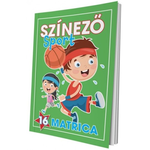 Színező - Sport matricás