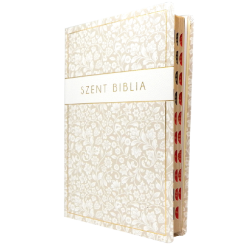 Biblia - Nagy - Növénymintás - Regiszteres