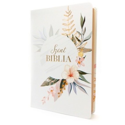 Biblia Patmos - Nagy - Virágos - sima