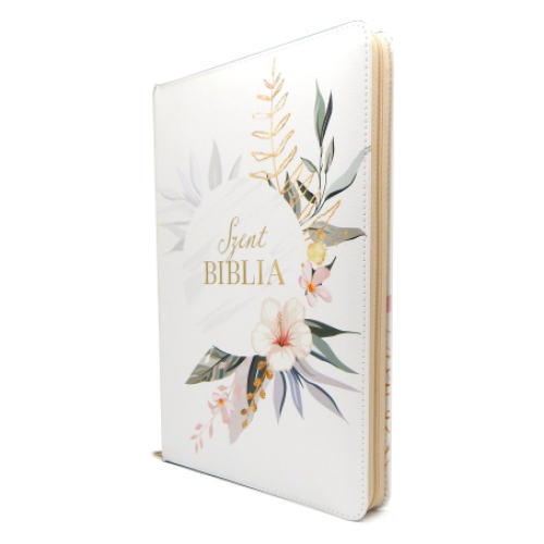 Biblia Patmos - Nagy - Virágos - Cipzáros