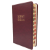 Biblia Patmos - Közepes - Bordó - Regiszteres